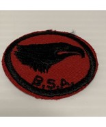 BOY SCOUTS OF AMERICA BSA RED-BLACK PATROL MEDALLION PATCH FLYING EAGLE KG - €8,62 EUR