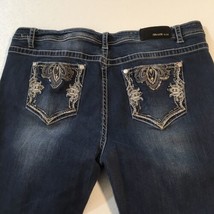 Size 33 ~ 40 x 32.5 ~ Grace in LA Decorated/Bling￼ Easy Fit Stretch Jeans￼ - £30.90 GBP
