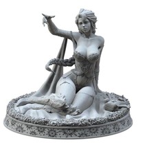 1/6 180mm 3D Print Model Kit Beautiful Girl Frozen Elsa Fantasy Unpainted - £133.37 GBP
