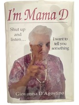 I&#39;m Mama D Signed Giovanna D&#39;Agostino HC DJ 1992 Cookbook Nodin Press - $17.09