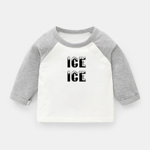 Ice Ice Print Newborn Baby Girls Boys T-shirts Toddler Graphic Tee Infant Tops - $11.74