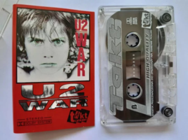 U2 WAR 1990 rare cassette tape Europe release Bono Vox The Edge - £10.14 GBP