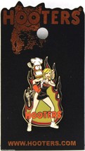 HOOTERS SEXY STAFF GIRL GRILLING COOK/COOKING BARBEQUE FIRE HOOTIE LAPEL... - $9.99