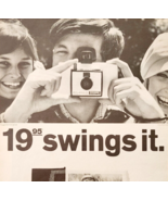 1966 Polaroid Land Camera The Swinger Advertisement Photography Vintage ... - €25,77 EUR