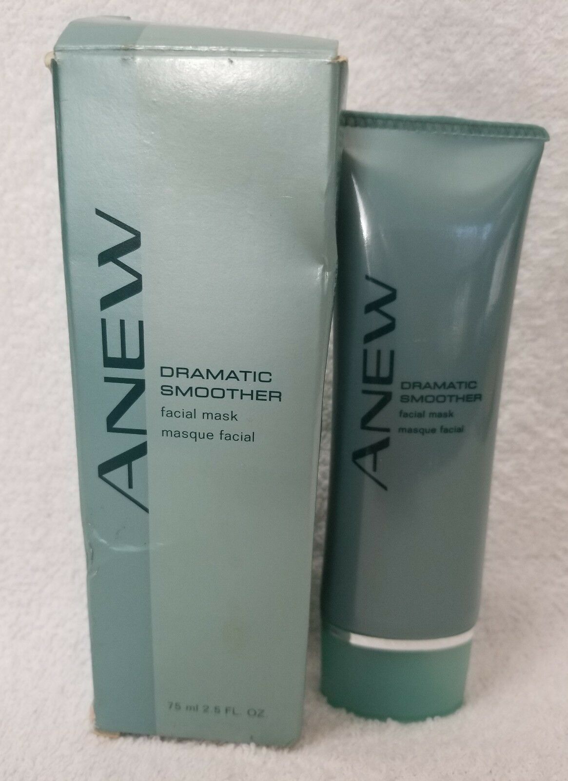 Avon Anew DRAMATIC SMOOTHER Facial Mask Dissolves Rough Dry Skin 2.5 oz/75mL New - £28.80 GBP