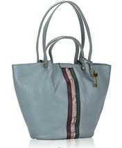 Fossil Callie Large Leather Tote Chambray Blue ZB7797197 NWT $268 MSRP FS - £108.53 GBP