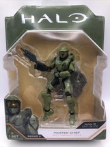 Halo Infinite Master Chief Figure 4.5” W/ Assault Rifle Series 2 New Sealed Halo - $10.50