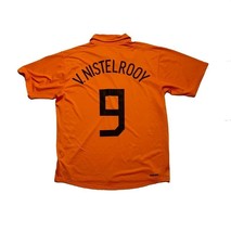 Men Nike Netherlands Home 2006 #9 NISTELROOY Camisa Trikot Maglia Maillot Soccer - £46.51 GBP