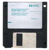 Software + User's Guide for HP Flash Disk Card [Vintage 95LX 100LX Omnibook] - $19.95