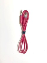 Universal 3.5mm to 3.5mm Auxilliary Audio Cable SKN6453A, Red - $8.90