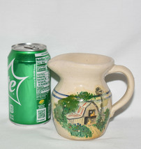 Vintage Stoneware Creamer Pitcher 4.5&quot; Handmade Creamer Pot Marshall TX ... - £13.54 GBP