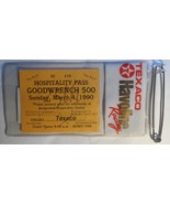 Texaco Havoline Racing Plastic Pass 1990 Goodwrench 500 Ticket Stub N. C... - $284.15 MXN