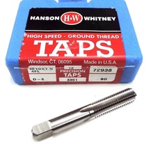 12 NIB HANSON WHITNEY M10X1.5 4 FL HIGH SPEED TAPS D-6, 72938 - £87.92 GBP