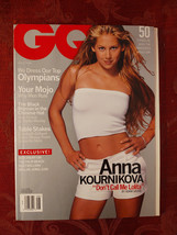 GQ magazine August 2000 Anna Kournikova Thomas Jane Fashion - $9.72