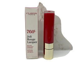 Clarins Joli Rouge Lacquer 760L Pink Cranberry Full Size NIB - £14.98 GBP