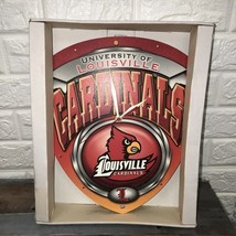 Louisville Cardinals High Definition Wall Clock Made In U.S.A. NCAA Bask... - $867.65 MXN
