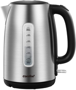 Stainless Steel Electric Tea Kettle  1.7 Liter Hot Water Kettle Coffee - $25.73