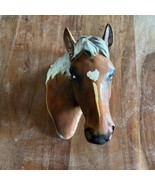 Vintage Ceramic Wall Horse Head - $28.17