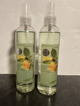 Lot 2x Bath &amp; Body Works Pleasures COOL CITRUS BASIL Body Splash Spray 8oz - £57.26 GBP