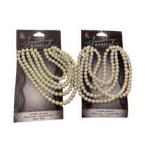 Cousin Jewelry Basics Lot of Two 158 Piece 6mm Glass Pearl Beads New 34722004 - $8.99