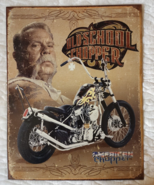 Vintage American Chopper &quot;Old School&quot; Chopper Metal Sign 12&quot; X 16&quot; De Si... - £15.03 GBP