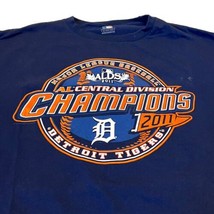Tshirt 2011 MLB Detroit Tigers ALDS Champions Baseball Shirt Mens 2XL Te... - £21.97 GBP