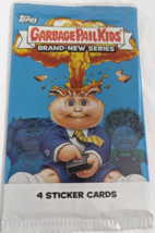 SEALED PACK 2012 Garbage Pail Kids Brand-New Series 1 Card Pack 4 Sticker Cards - £10.80 GBP
