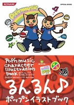 Pop&#39;n Music Character Illustration Book AC CS 1~5 art Japan 4861552222 - £25.05 GBP