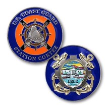 COAST GUARD STATION CORTEZ 1.75&quot; CHALLENGE COIN - £31.38 GBP