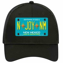 N Joy NM New Mexico Novelty Black Mesh License Plate Hat - £22.92 GBP