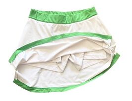 Adidas Adipure ClimaLite Tennis Golf Skort Womens XS White Green Skirt image 2