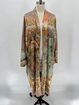 Forever 21 Alphonse Mucha Kimono Robe Sz S Art Nouveau Autume Hiver Coverup - $29.40