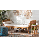 Guerin Bohemian Light Honey Rattan Daybed - $15,252.40 MXN