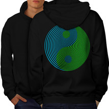 Yin Yang Spiral Fashion Sweatshirt Hoody Yin Yang Men Hoodie Back - £16.87 GBP