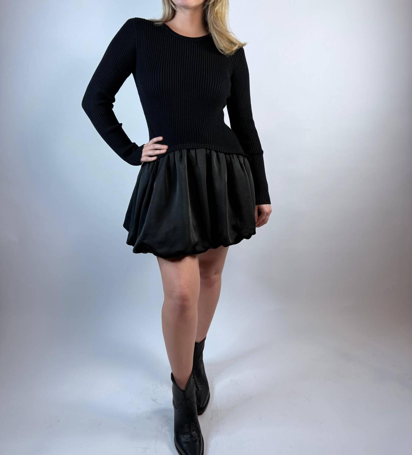Mable Sloane Sweater Bubble Hem Dress Size M - $63.36
