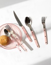 10-Pcs Sleek Modern Pinky Flatware Silverware Flatware Set - $104.33
