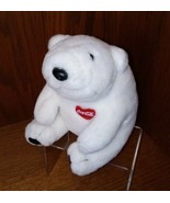 Vintage 1995 Coca-Cola Stuffed White Polar Bear Plush with Coke Badge 7”... - £10.18 GBP