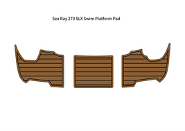 Sea Ray 270 SLX Swim Platform Pad Boat EVA Foam Faux Teak Deck Floor Mat - £235.20 GBP