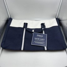 Polo Ralph Lauren Duffle Travel Bag Weekender CarryOn Navy NWT - £51.80 GBP