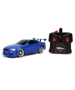 Jada Toys Fast and Furious 1:24 Blue 2002 Nissan GT-R R34 BNR34 2.4GHz R... - $36.40 CAD