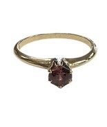 Women&#39;s Solitaire ring 14kt Yellow Gold 471403 - $3,099.23 MXN