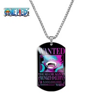  nika luffy necklace bounty wanted posters necklace anime action figures kawaii pendant thumb200