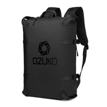 OZUKO Fashion Men Backpack Outdoor Motorcycle Backpa 15.6 inch Laptop Backpack T - £118.65 GBP