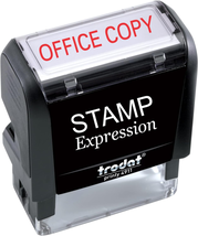 Stampexpression - Office Copy Office Self Inking Rubber Stamp - Red Ink ... - $16.46