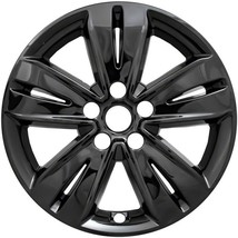 One Single Fits 2017-2019 Kia Sportage Lx 17&quot; Gloss Black Wheel Skin IMP-446BLK - £27.64 GBP