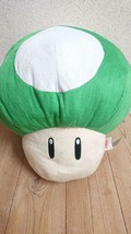 Taito Super Mario Big Plush Toy Doll Super Mushroom 1UP Green Prize 42cm - $67.55