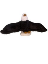 FOLKMANIS Bald Eagle Plush Hand Puppet 28” Wingspan Folkstail USA - £13.34 GBP