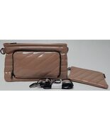 Think Royln Bank Street XL Quilted Crossbody Shoulder Bag with Pouch Nud... - $69.23 CAD
