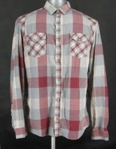 Buffalo David Bitton SOVHI Men&#39;s 2XL 100% Cotton Long Sleeve Button-Front Shirt - £19.19 GBP