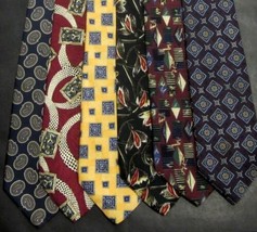 Robert Talbott Lot Of (6) (Classic 58&quot;) 100% Silk Neckties Made For Nordstrom - £21.08 GBP